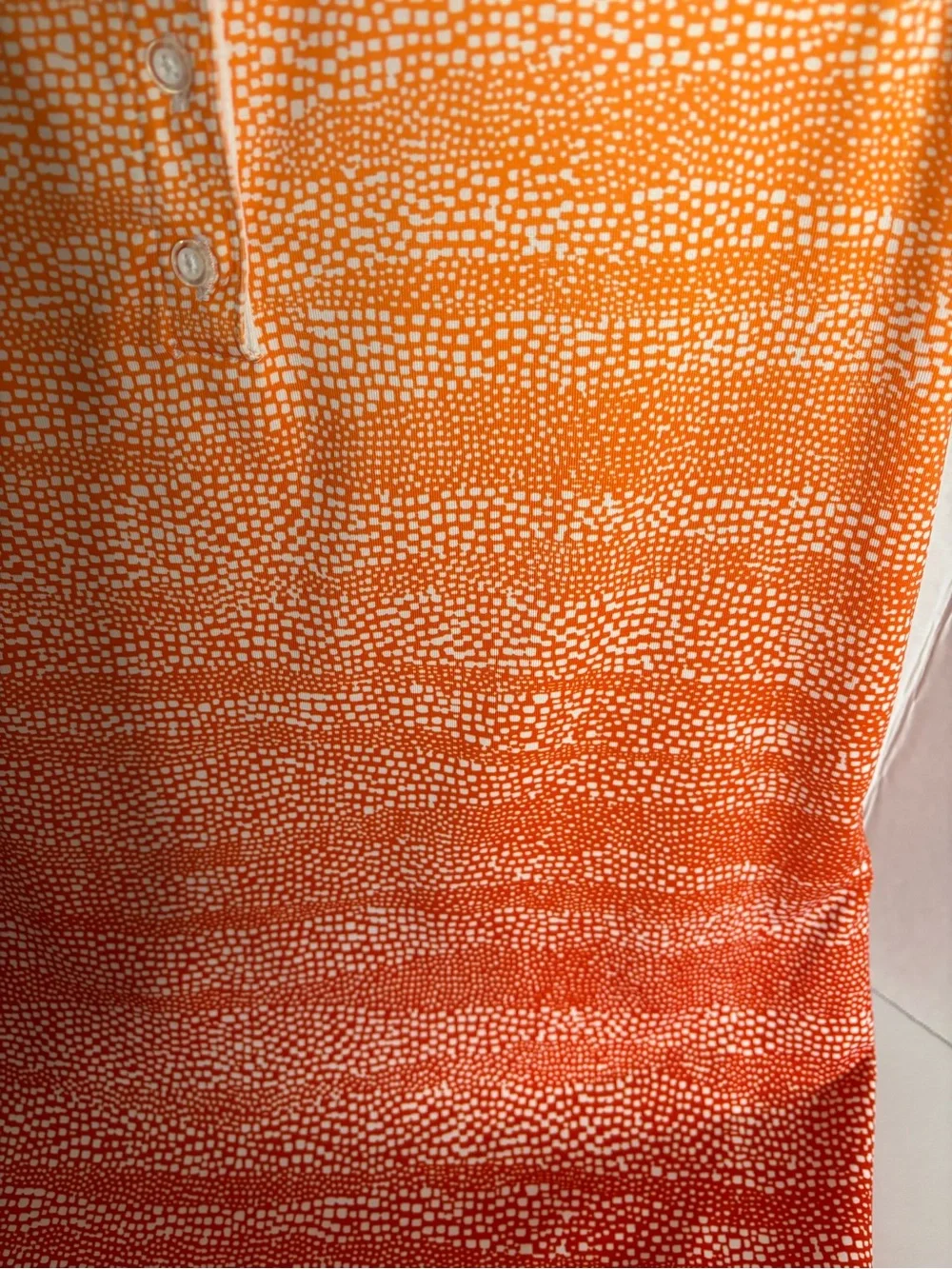 Nike Women's Orange Ombre Dri-FIT Sleeveless Polo